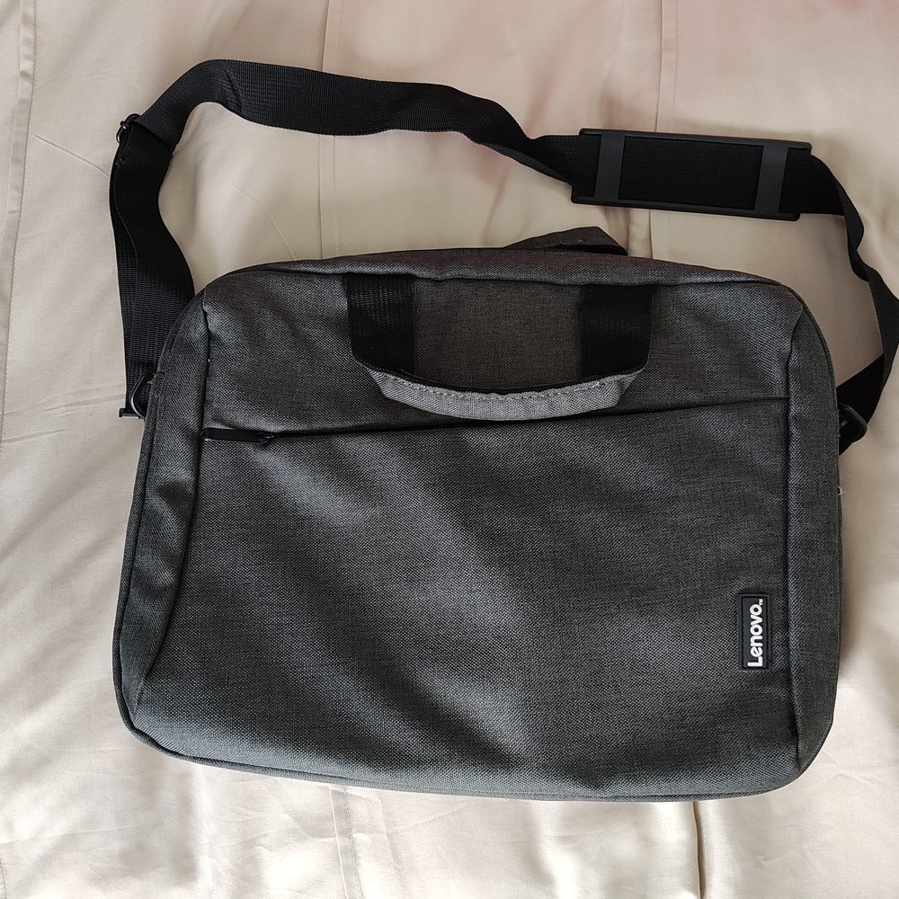 Lenovo Gray Laptop Bag with Minimalist Design